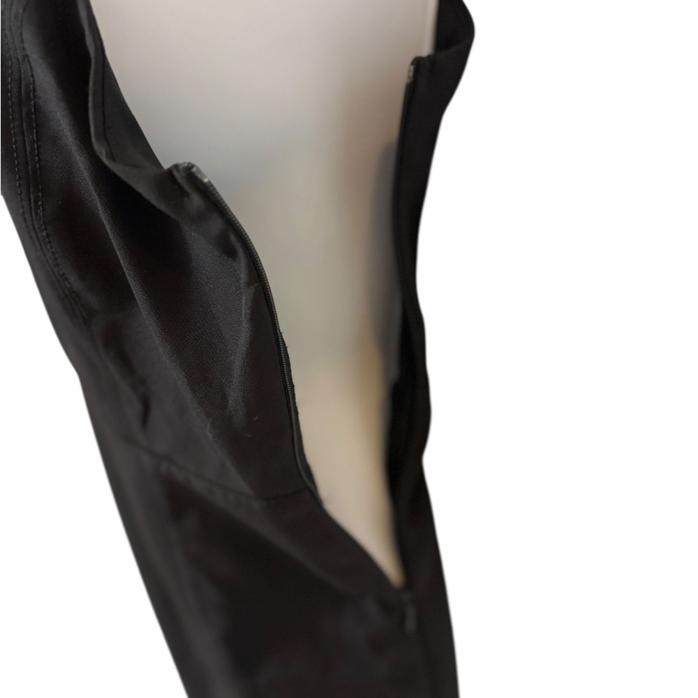 GB Black Plunge Deep V Mesh Mini Dress  Bodycon Cocktail Size S Cocktail Party - Picture 5 of 8